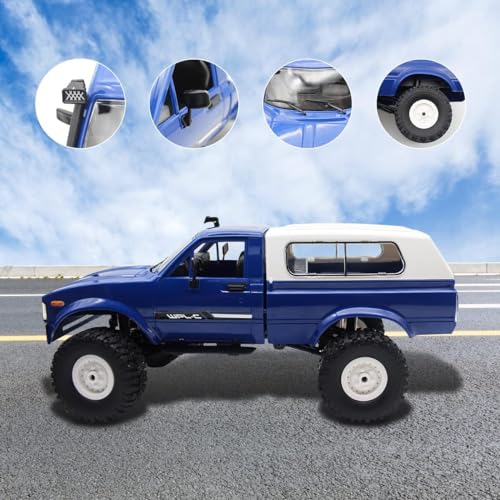 RC Crawler Truck, 4x4 Off-Road Rock Crawler, 2.4Ghz Remote Control Car H106819
