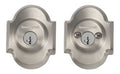 Satin Nickel Double Cylinder Deadbolt S165