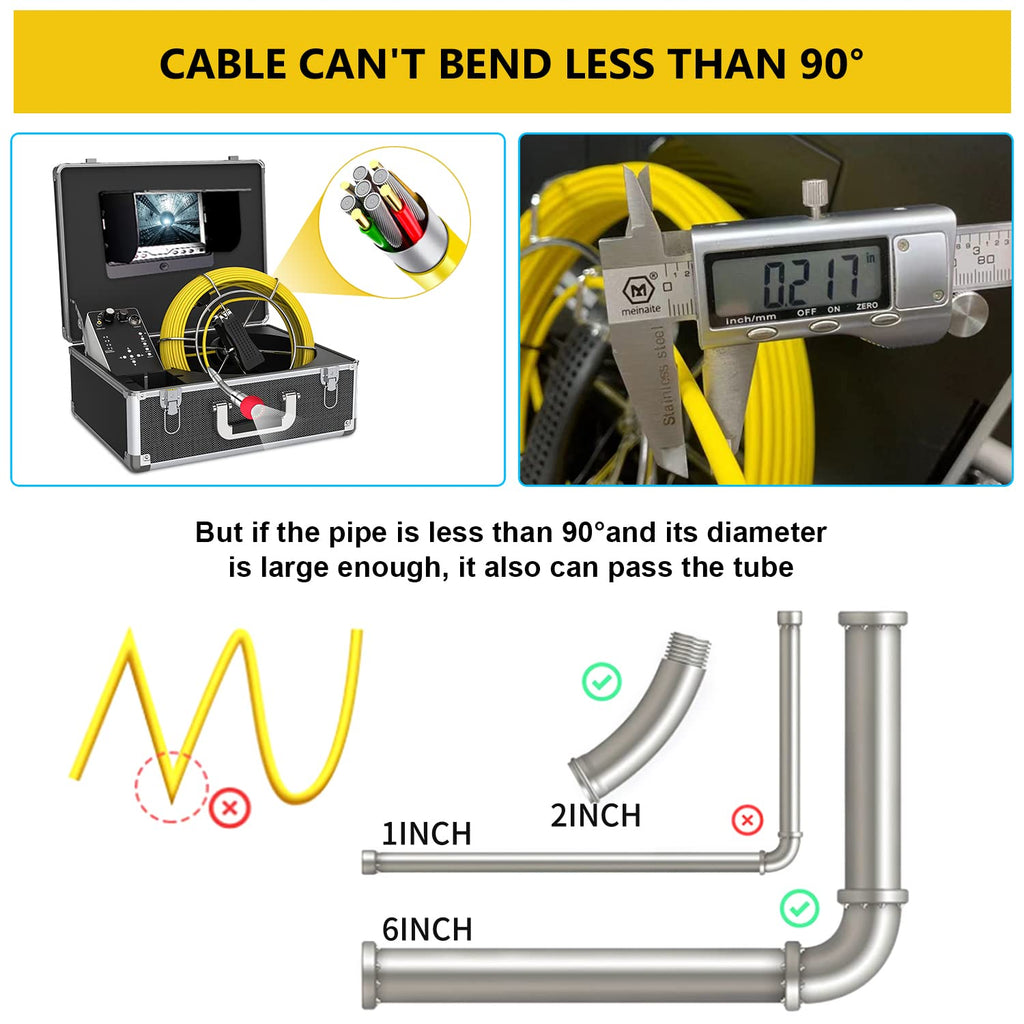 100ft Inspection Camera with 512Hz Sonde Transmitter and Receiver P10526