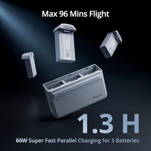 3-Axis Gimbal 4K GPS Drone, Under 249g, 96 Mins Flight, Max 6KM Transmission, Fly More Combo A810