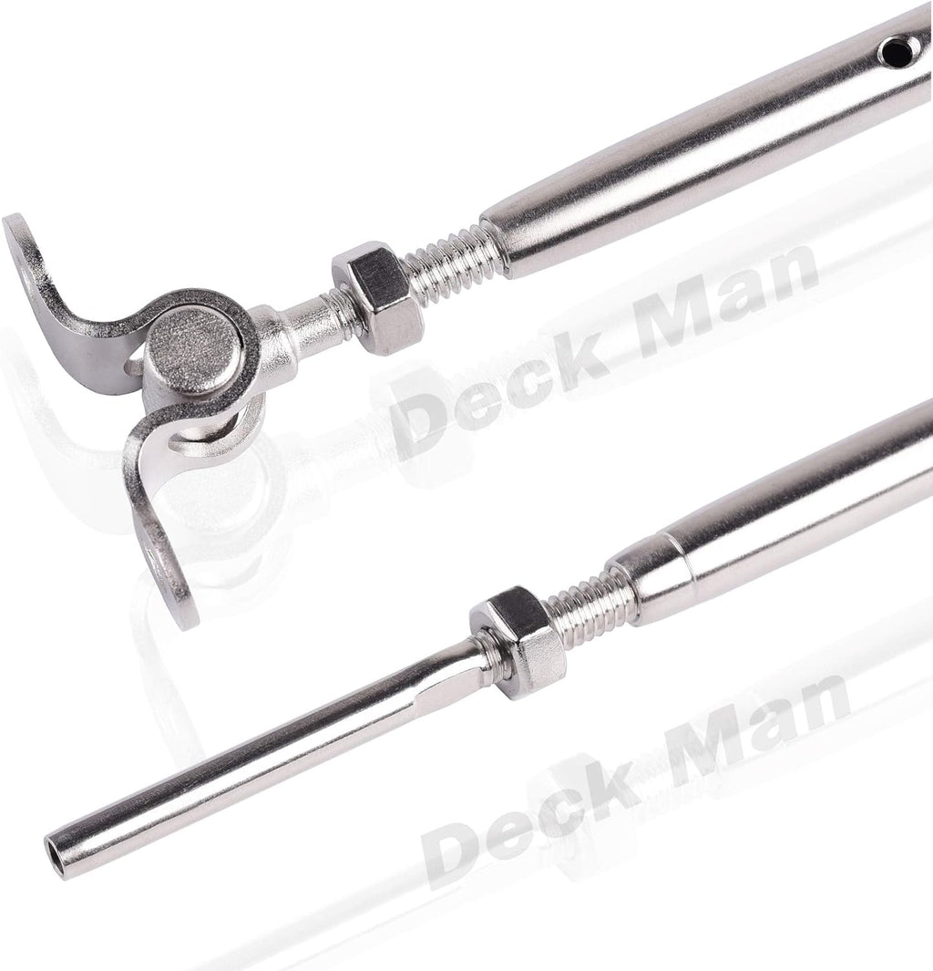 T316 Stainless Steel Adjustable Angle Cable Railing Kit 10 Pack E153236
