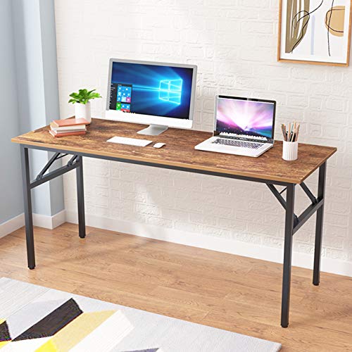 Teak Black Small Folding Desk N7797