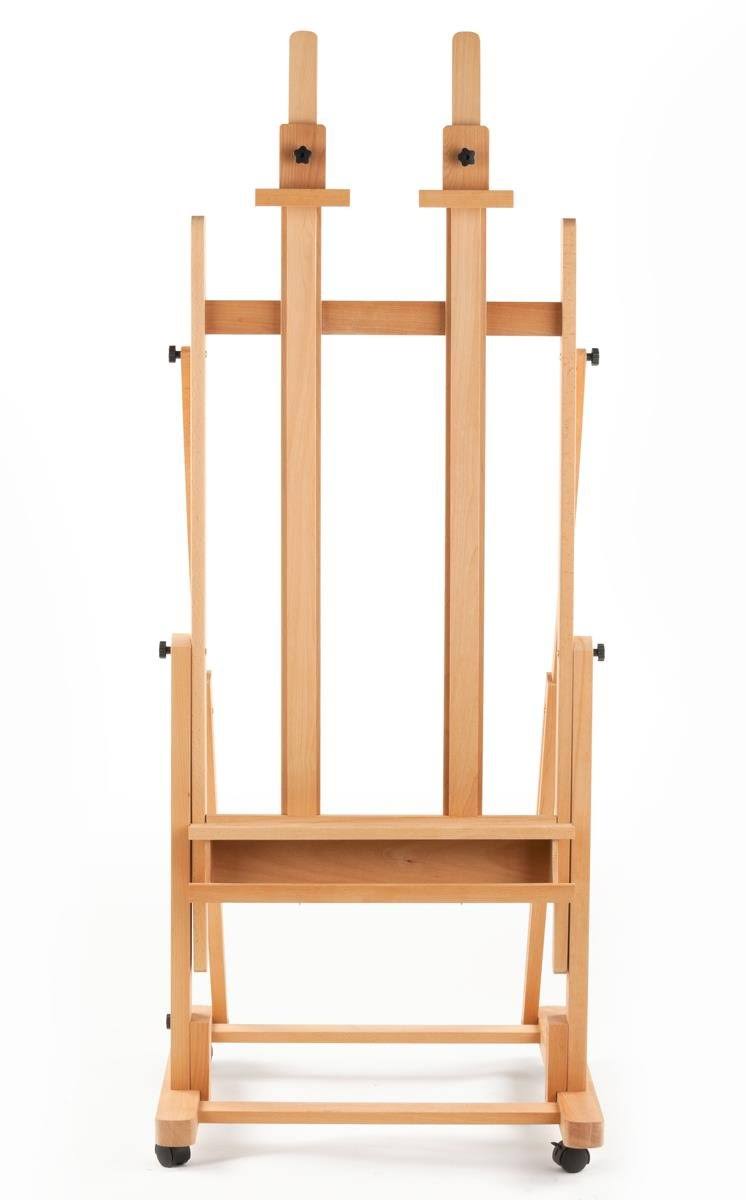X-Large Beech Wood Floor Easel with Locking Wheels A951646