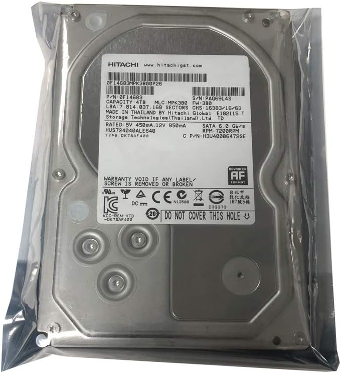 3.5-Inch 4TB 7200RPM SATA III Enterprise Hard Drive M66892