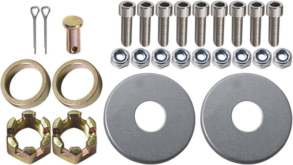 Rear Axle Kit Brake Master Cylinder Disc Rotor Hub for Go Kart Drift Trike Cart ATV T936