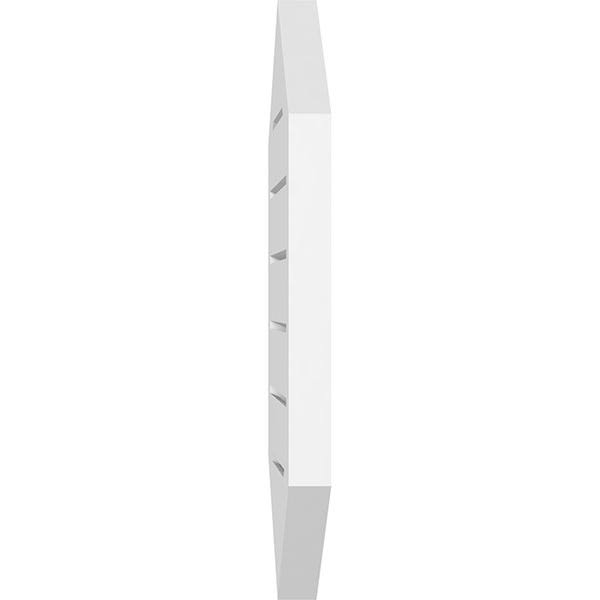 Vertical Peaked Surface Mount PVC Gable Vent B470