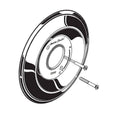Escutcheon and Screws Satin Nickel E448