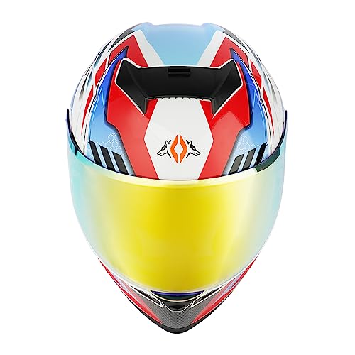 DOT Approved Flip-Up Dual Visor Full Face Motorcycle Helmet P513
