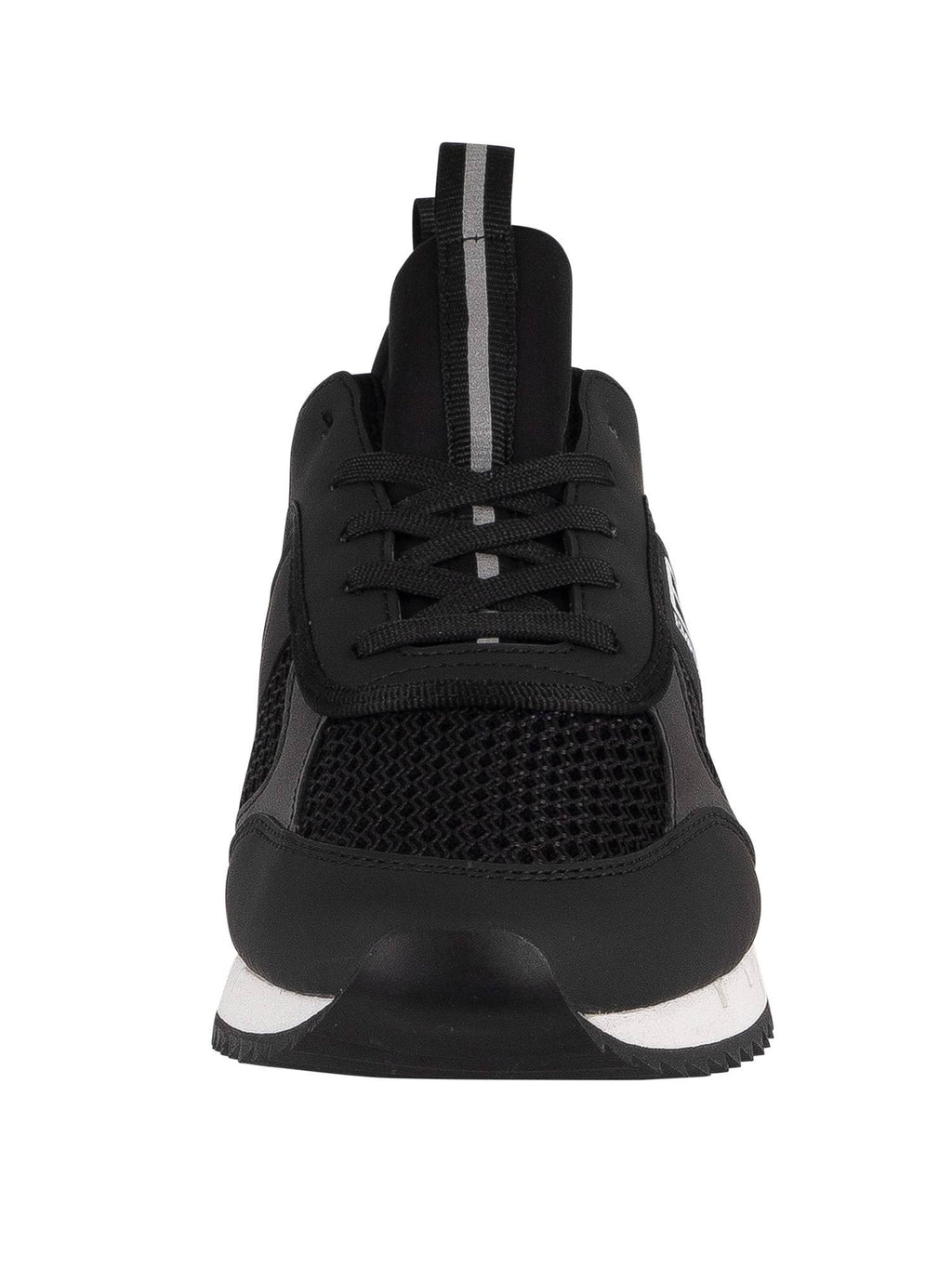 Black Woven Trainers I7769