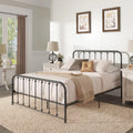 White Metal Platform Full Bed A7092