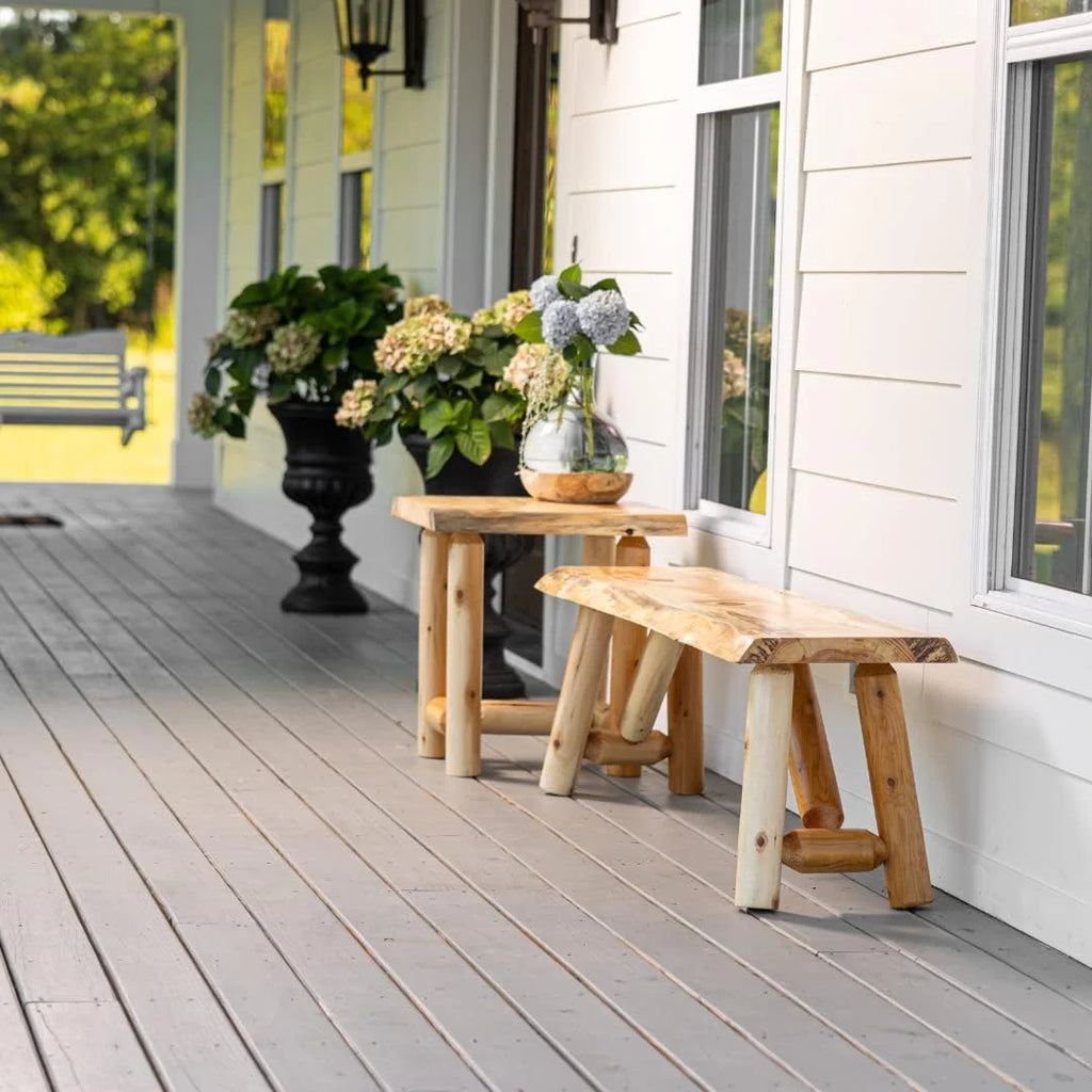Rustic Pine & Cedar End Table Z406
