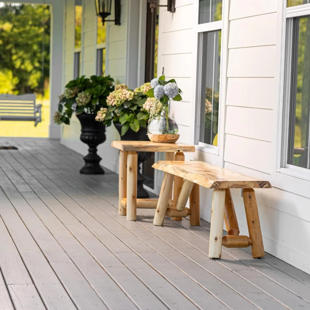 Rustic Pine & Cedar End Table Z406