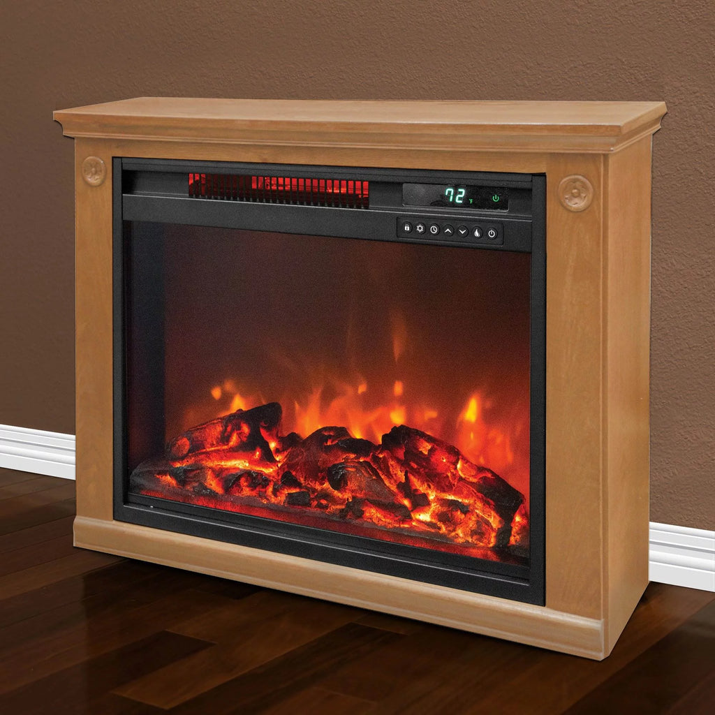 1500W Portable Electric Infrared Quartz Indoor Fireplace R825046