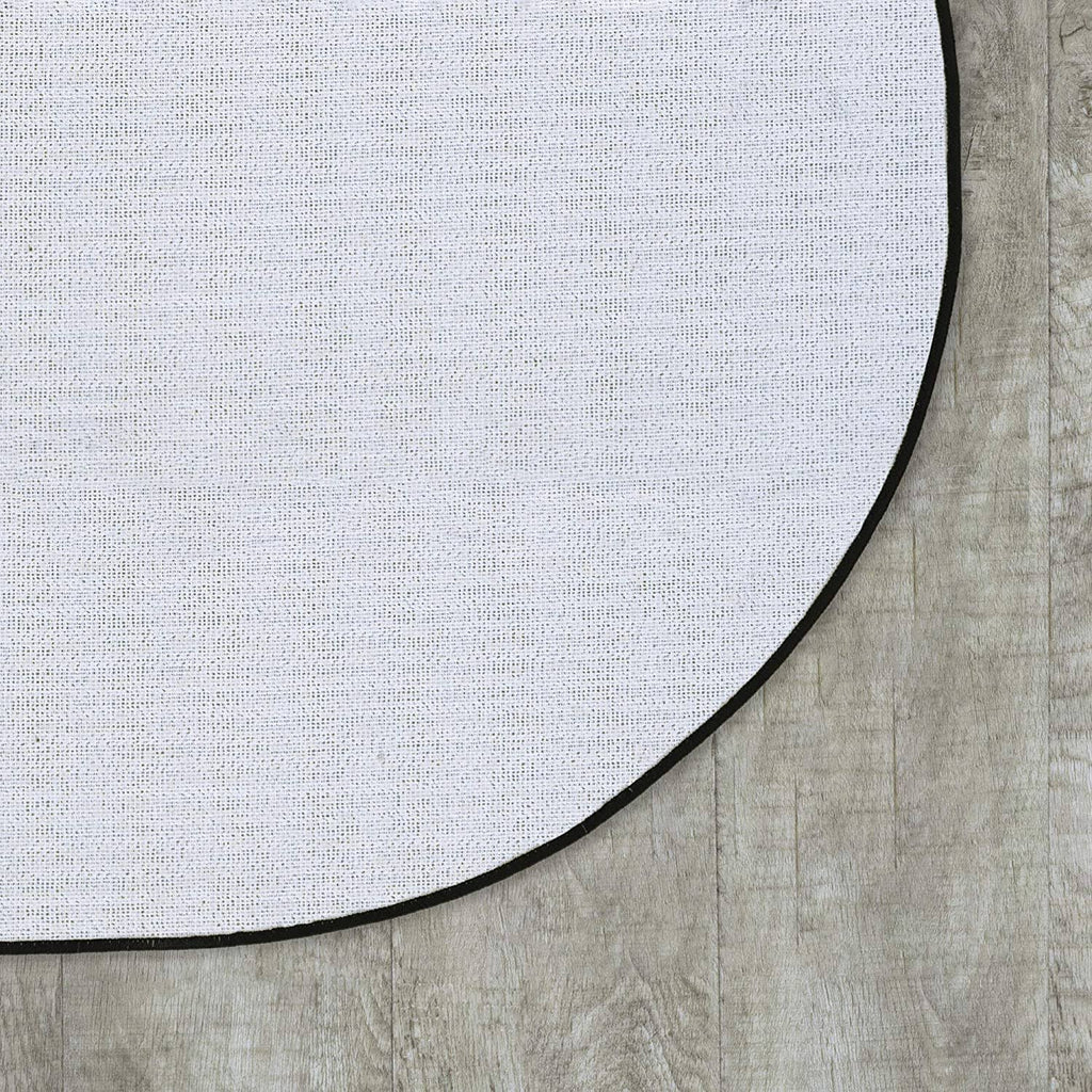 Blue Oval Carpet E6088