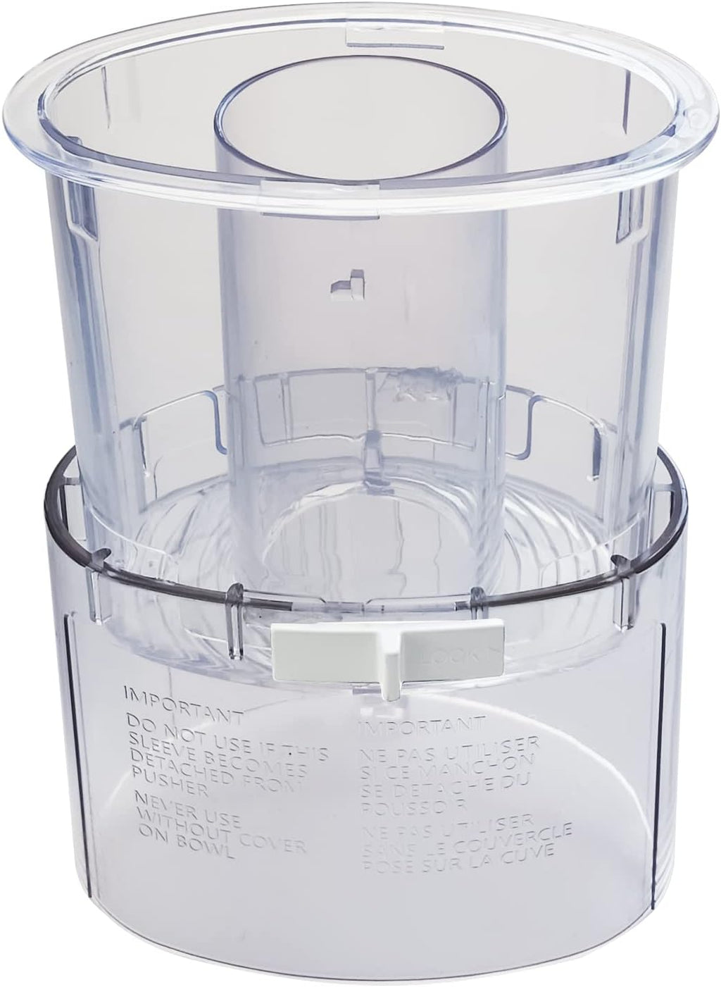 Large Pusher and Sleeve Assembly for Food Processors Y909
