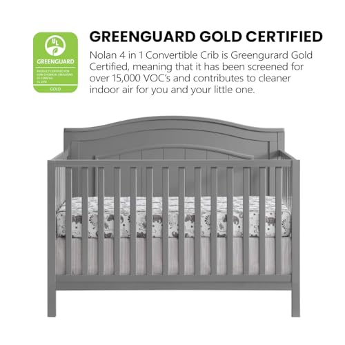 4-in-1 Convertible Crib, Snow White W2412