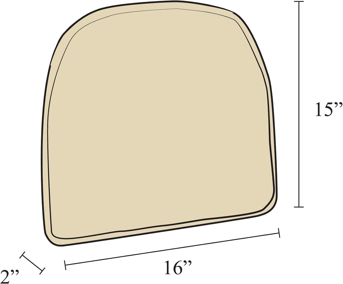 Non Slip Chair Cushions, 6 Count, Taupe M251050