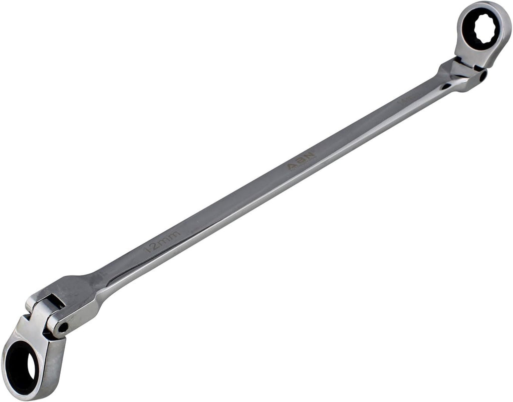 5pc Ratcheting Wrench Set Double End Flex Head Metric O640