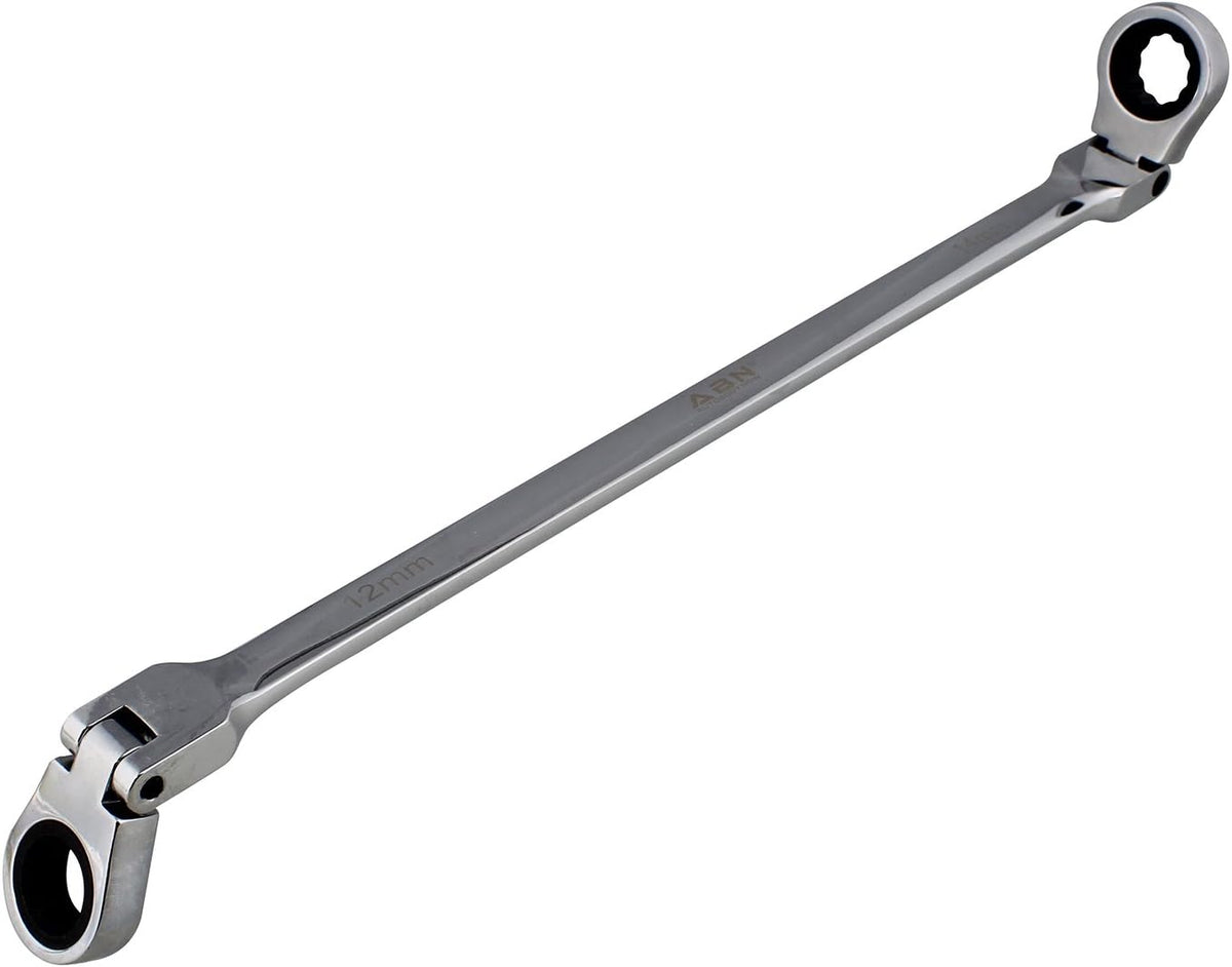 5pc Ratcheting Wrench Set Double End Flex Head Metric O640
