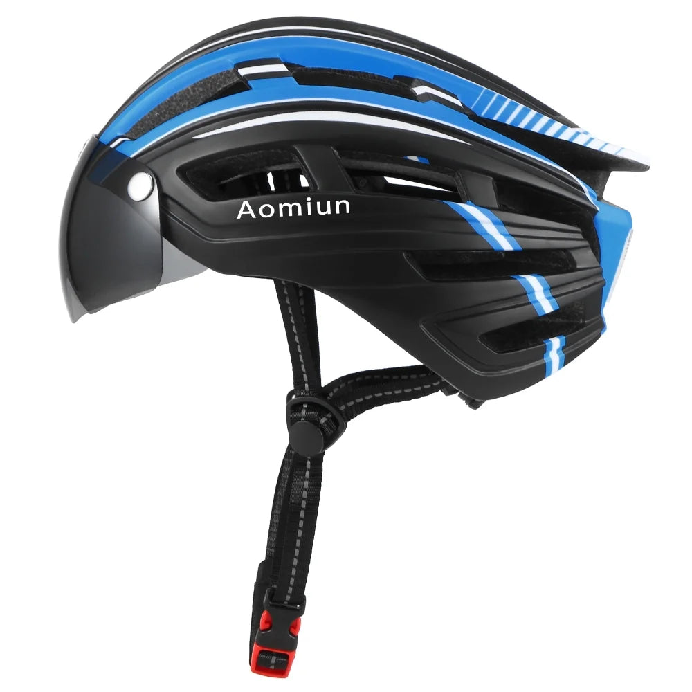 Motorcycle Helmet with Detachable Magnetic Visor P5851