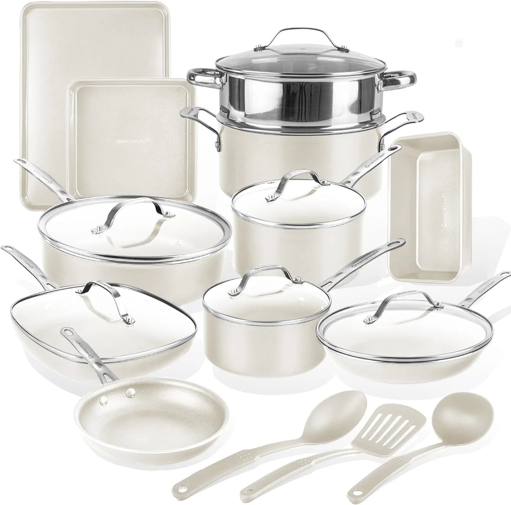 20 Pcs Nonstick Ceramic Cookware Set V691979