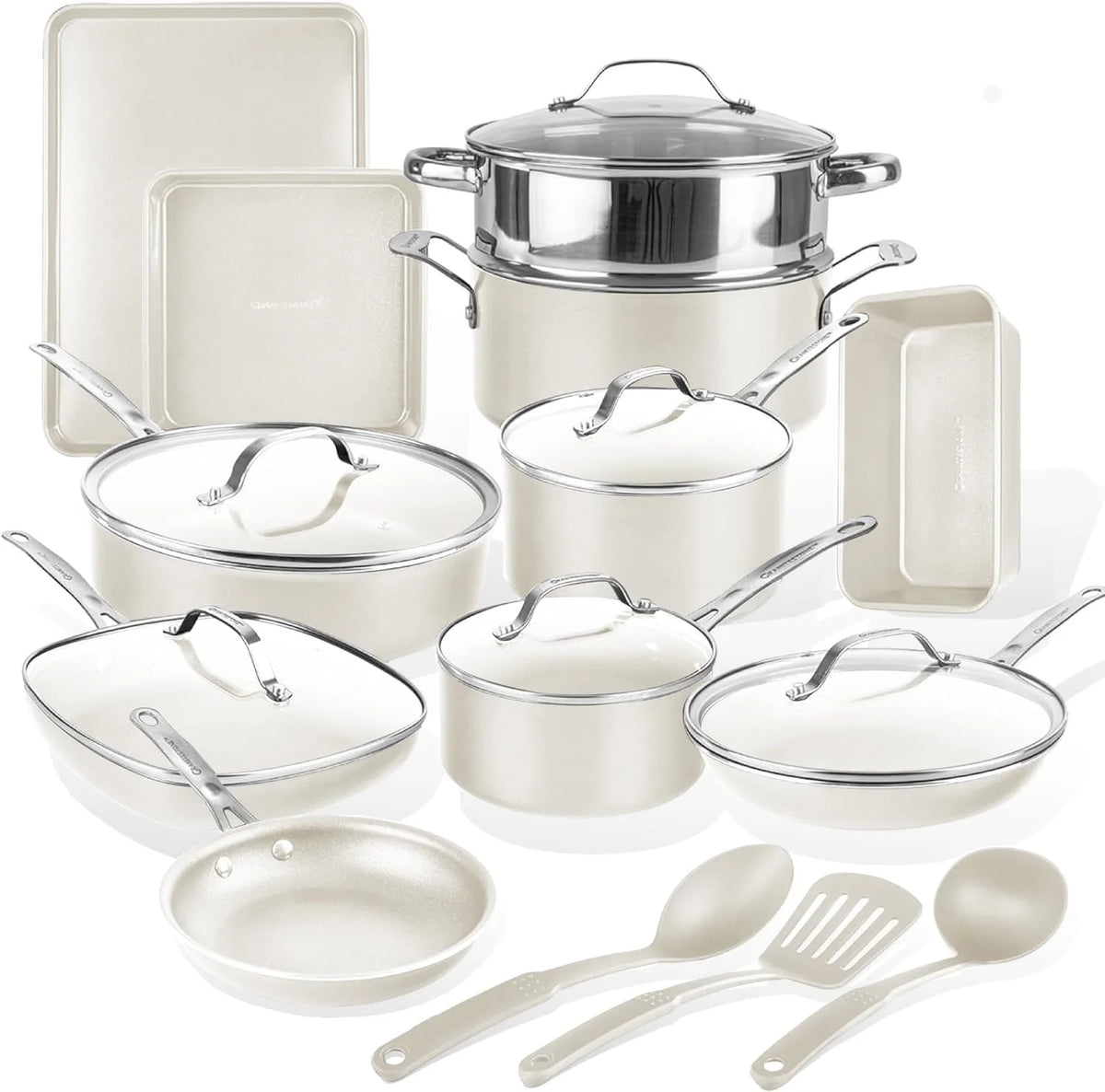 20 Pcs Nonstick Ceramic Cookware Set V691979