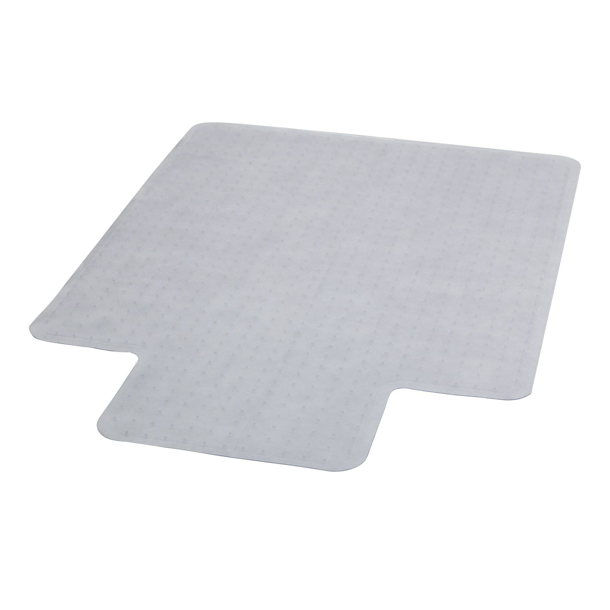 Clear Contemporary Carpet Chair Mat with Lip X651683