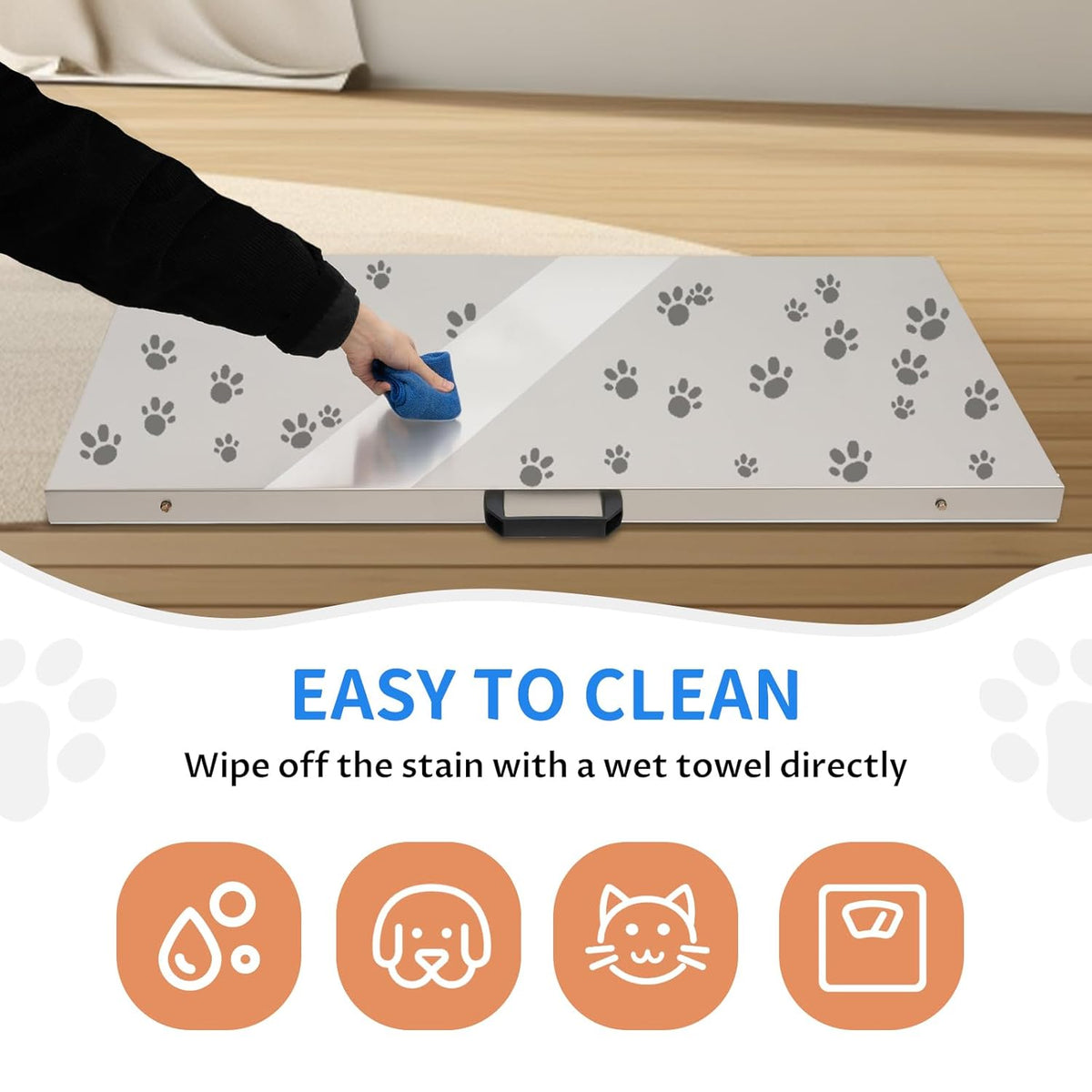Digital Pet Scale Max 660lbs Heavy Duty with Power Adapter C179
