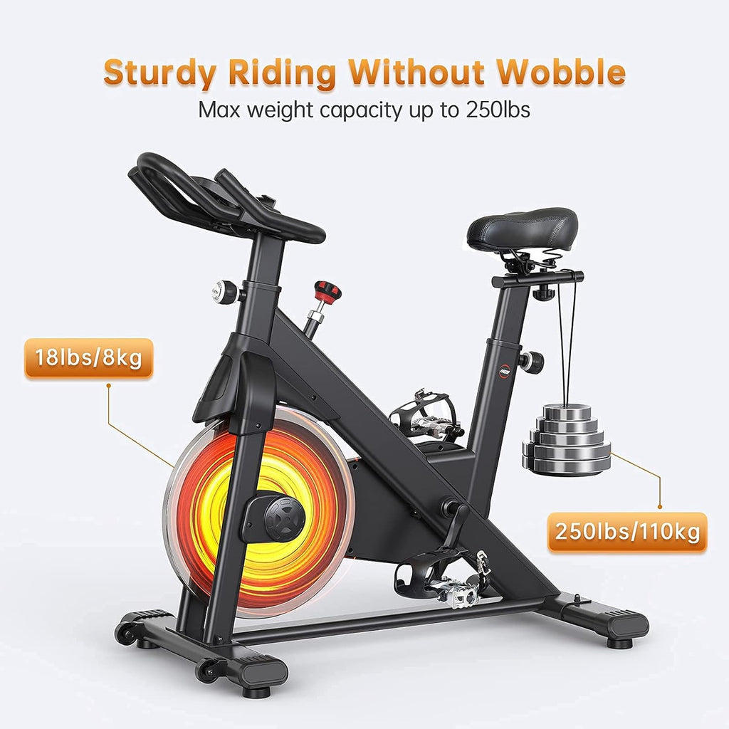 Indoor Cycling Bike with Monitor Screen Magnetic Resistance Z4425