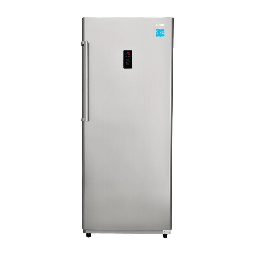 17 cu. ft Convertible Upright Freezer/Refrigerator in Stainless with Reversible Door X8751
