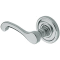 Passage Lever with Bright Chrome Finish S589