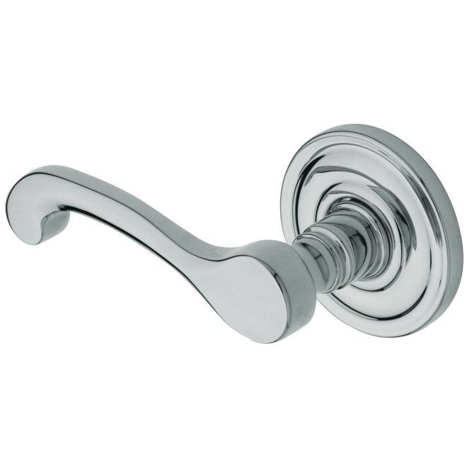Passage Lever with Bright Chrome Finish S589