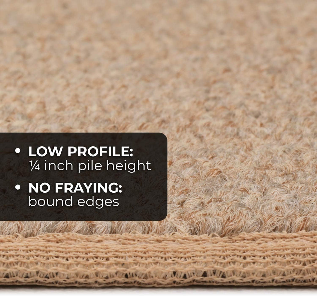 Skid-Resistant Carpet Runner - Pebble Beige - 10 Feet X 36 Inches K42261