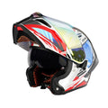 DOT Approved Flip-Up Dual Visor Full Face Motorcycle Helmet P513