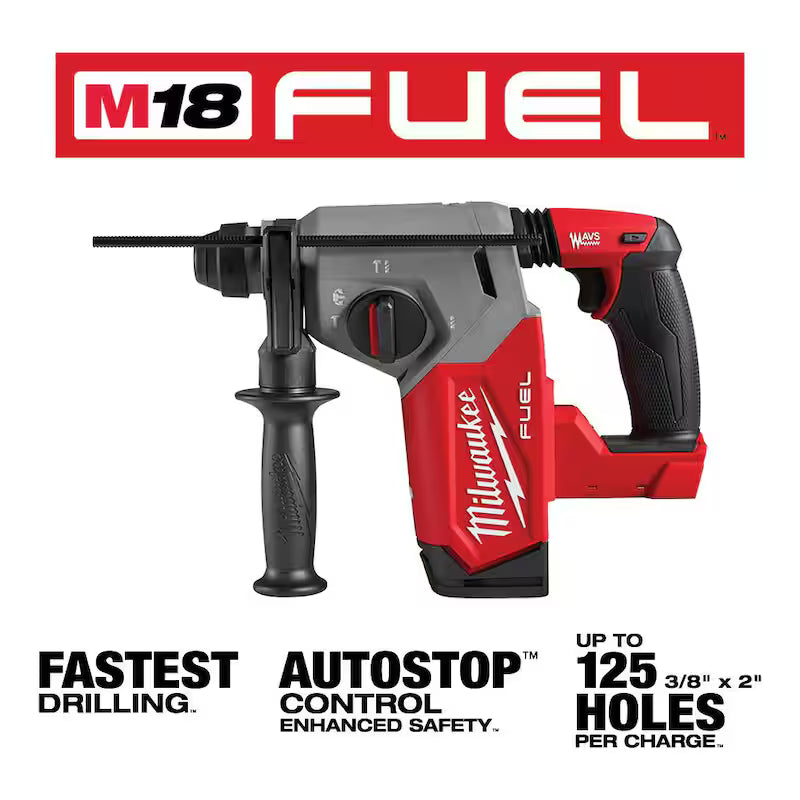 18V Lithium-Ion Brushless Cordless Rotary Hammer and Impact Wrench L254328