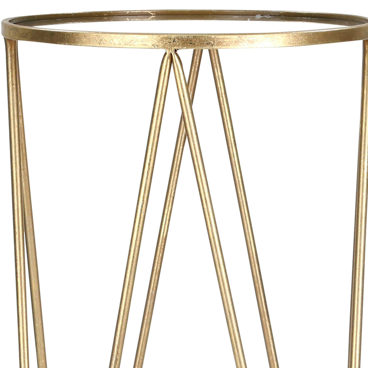 Metal Accent Table Set of 2 B88033
