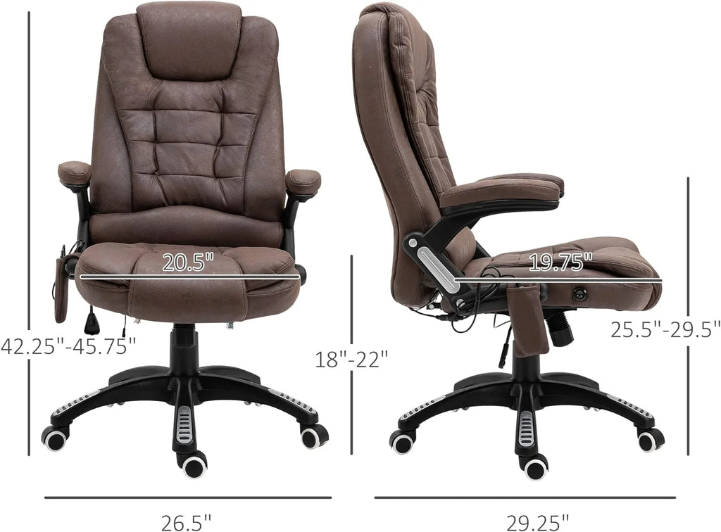 6 Point Vibration Massage Office Chair with Heat H56867