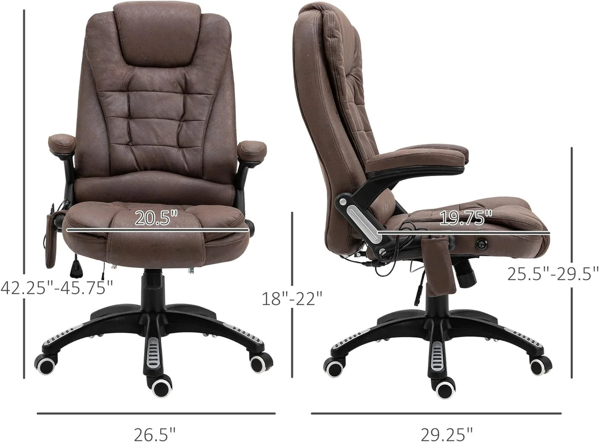 6 Point Vibration Massage Office Chair with Heat H56867