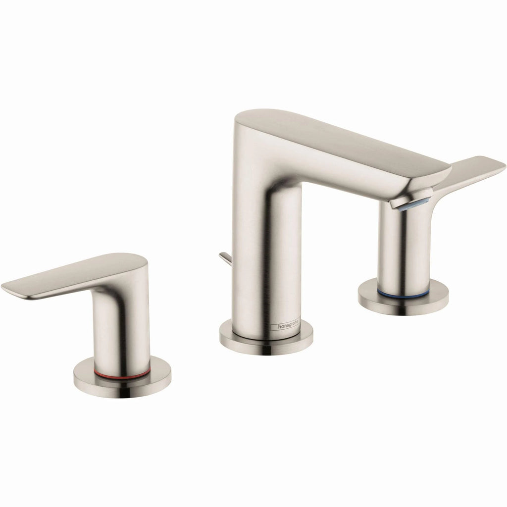 Brushed Nickel Widespread Faucet Y12080