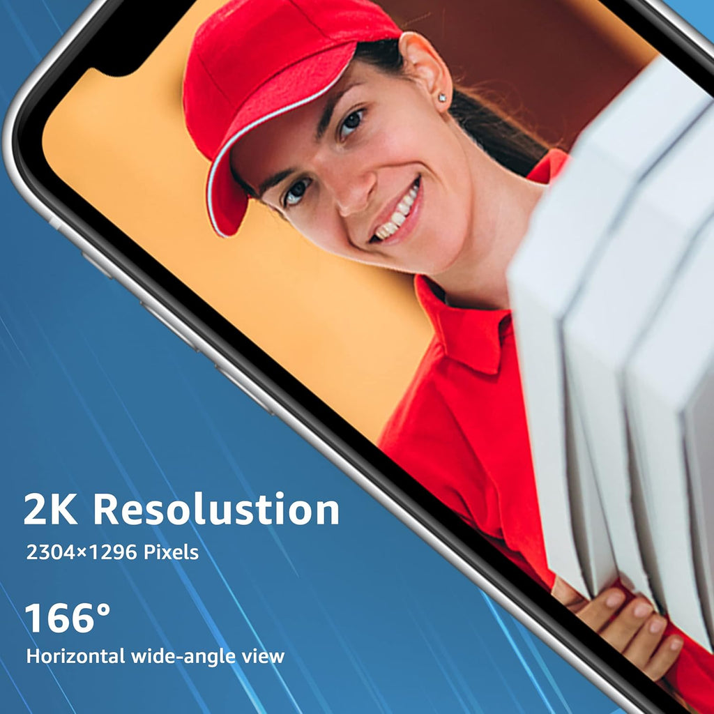 2K Wireless Video Doorbell Camera J767