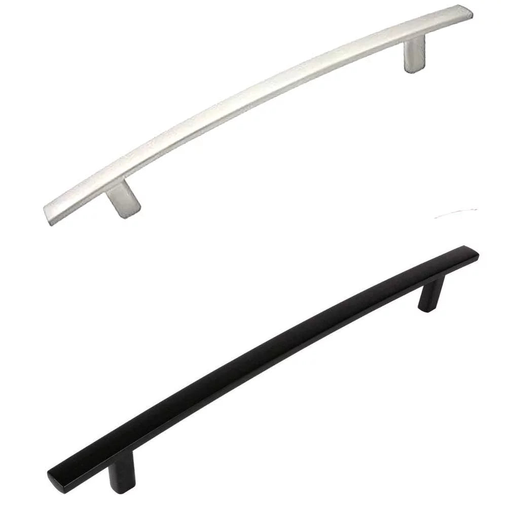 5 Pack Matte Black Curved Arch Handle Pull N888110