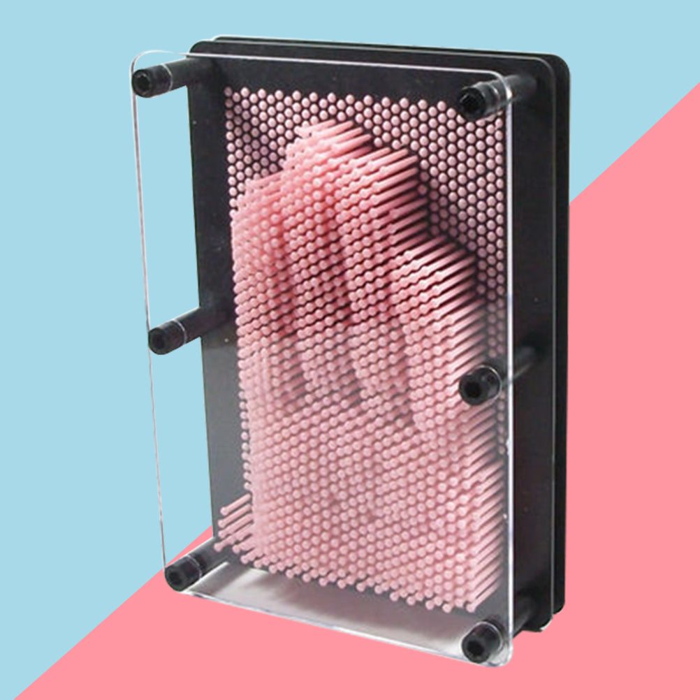 Small Size Pink 3-Dimensional Pin Art Board Toy T109