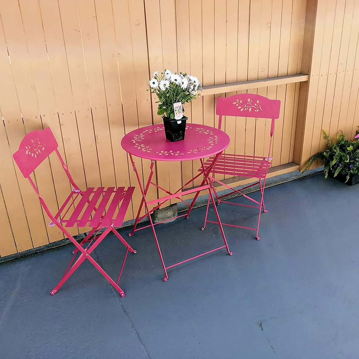 3 Piece Folding Patio Bistro Set K620392