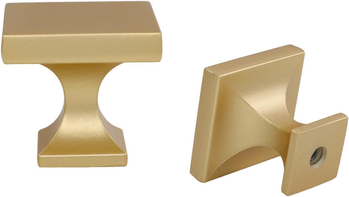 Matte Black Square Cabinet Knobs Pack of 30 T721
