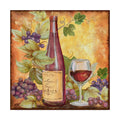 Grapevine and Wine Red Gallery-Wrapped Canvas Art P117