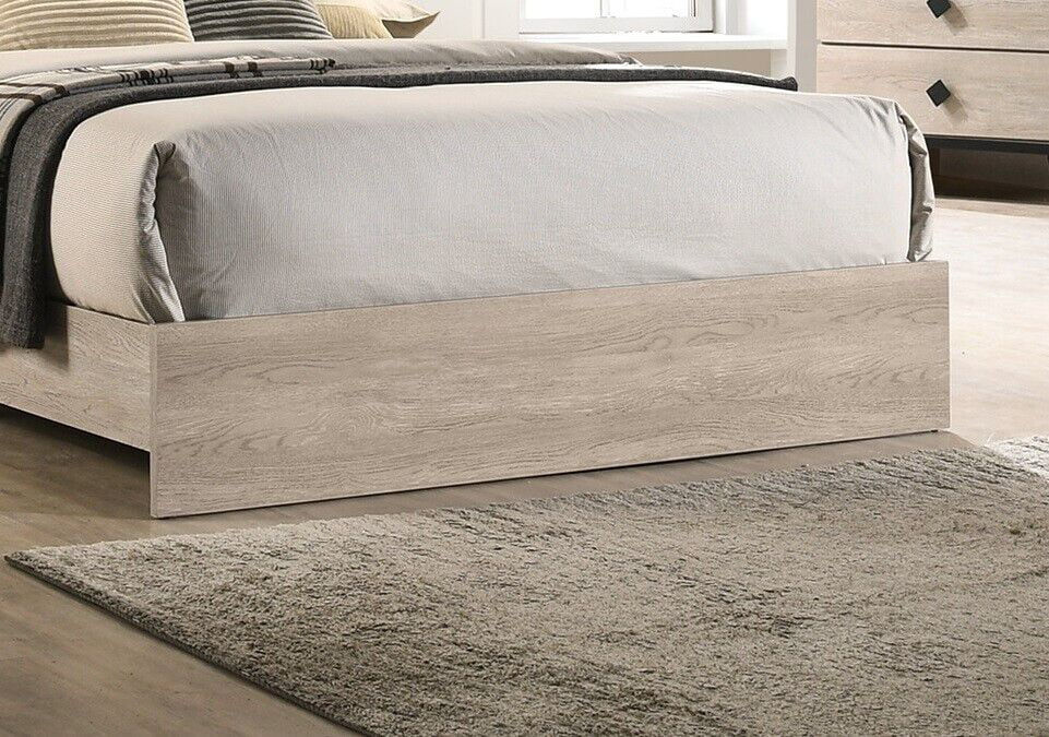 California King Size Bed 3pc Wooden Furniture Set V403