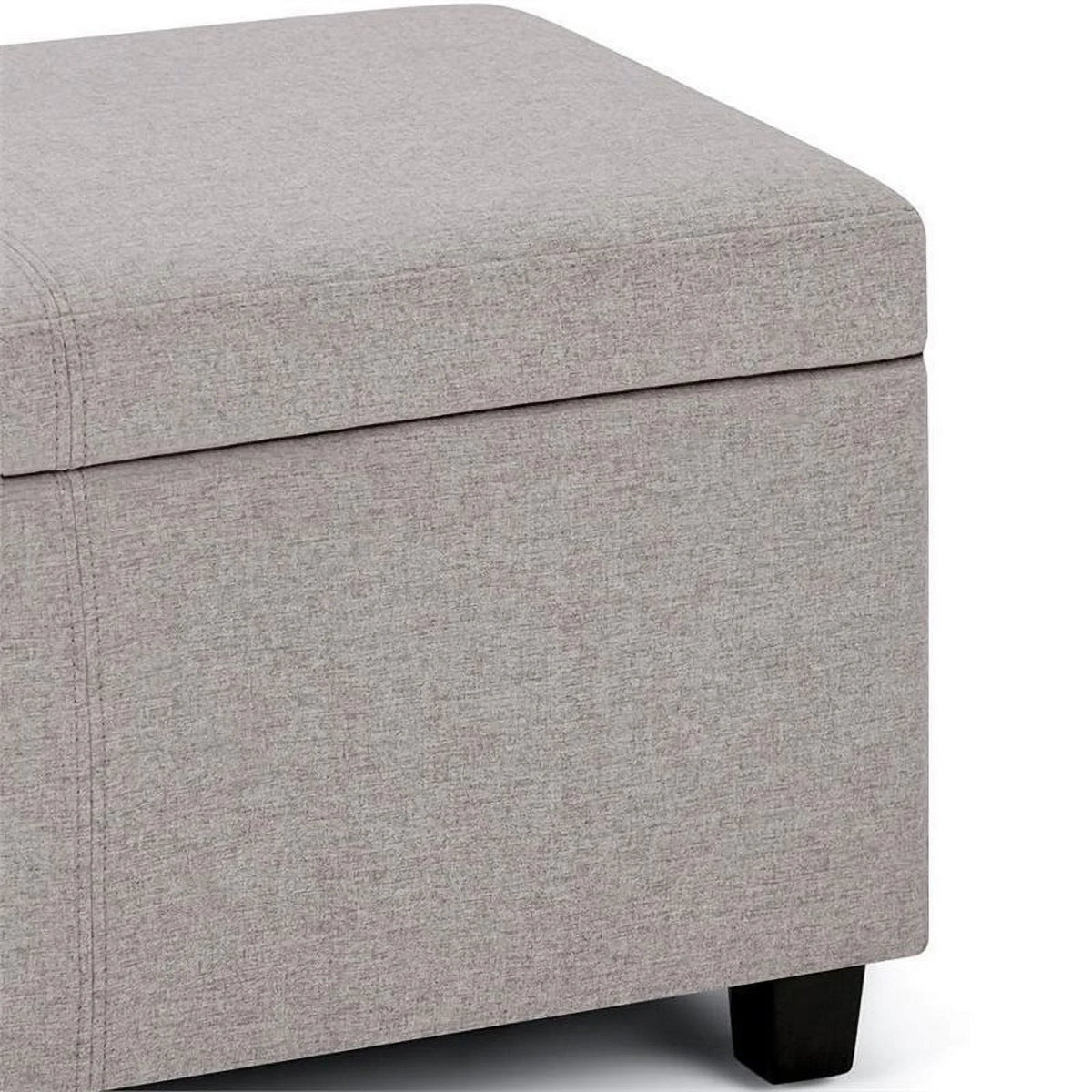 Solid Wood Storage Bench in Cloud Gray M403885