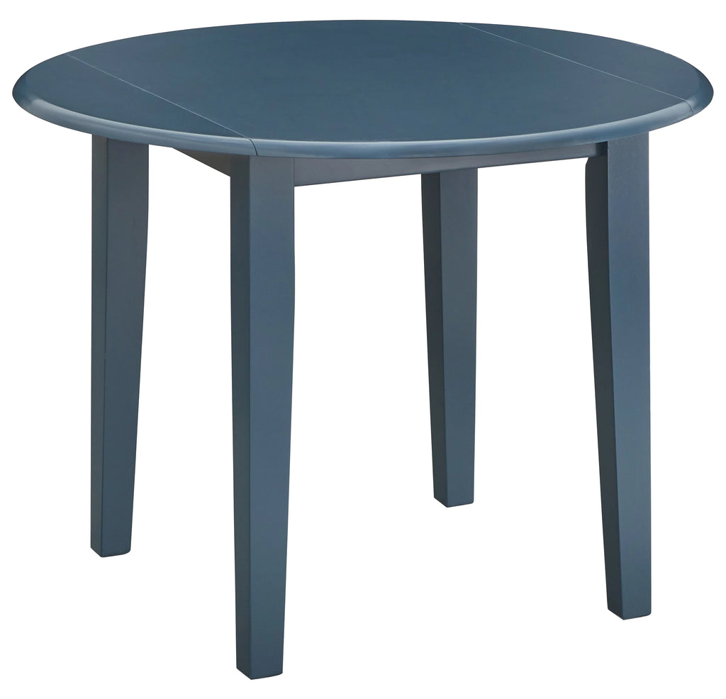 40” Round Solid Wood Drop Leaf Dining Table U122