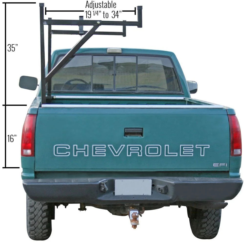 Pickup Truck Ladder Rack with Removable Support Arms R4961