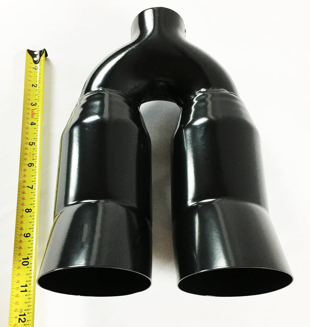 Black Stainless Steel Slant Exhaust Tip P299035